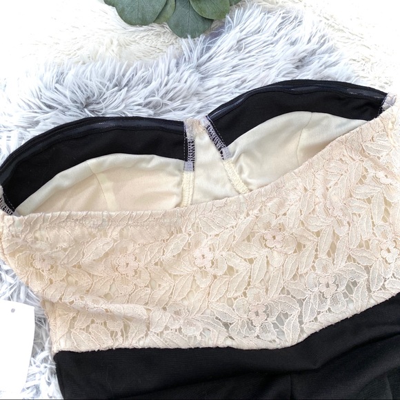 NWT Charlotte Russe Strapless Lace Top Dress - Picture 4 of 5